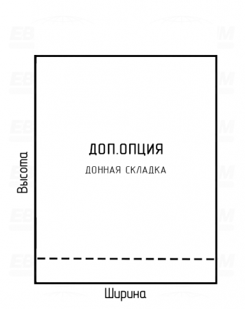 Пакет БОПП 25мкм 150x310мм Пакет БОПП 25мкм 150x310мм