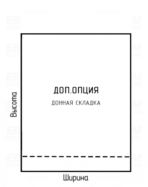 Пакет КАСТ (CPP) 25мкм 200x300мм викет 40мм с перфорацией